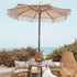 Macramé parasol BINIBECA for outdoor use ø210x229cm